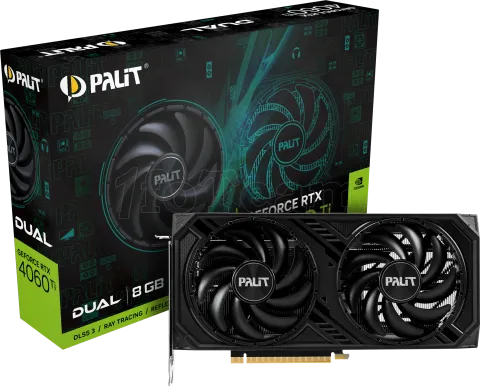 Photo de Carte Graphique Nvidia Palit GeForce RTX 4060 Ti Dual 8Go