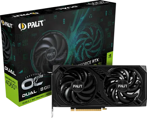 Photo de Carte Graphique Nvidia Palit GeForce RTX 4060 Ti Dual OC 8Go