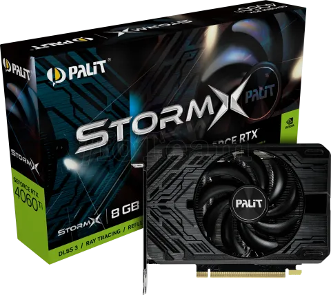 Photo de Carte Graphique Nvidia Palit GeForce RTX 4060 Ti StormX 8Go Mini ITX