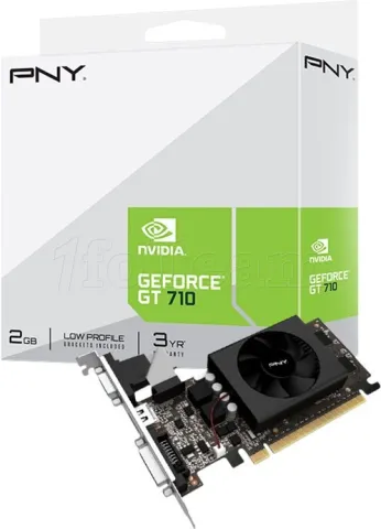 Photo de Carte Graphique Nvidia PNY GeForce GT 710 2Go GDDR5