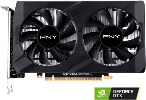 Photo de Carte Graphique Nvidia PNY GeForce GTX1650 Dual Fan Uprising 4Go