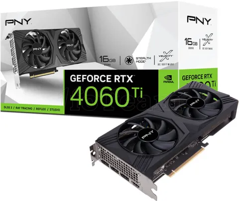 Photo de Carte Graphique Nvidia PNY GeForce RTX 4060 Ti Verto Dual Fan 16Go