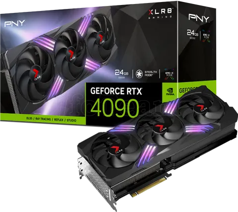 Photo de Carte Graphique Nvidia PNY GeForce RTX 4090 XLR8 Gaming Verto Epic-X 24Go