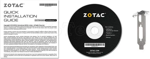Photo de Carte Graphique Nvidia Zotac GeForce GT1030 2Go Low Profile