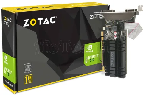 Photo de Carte Graphique Nvidia Zotac GeForce GT710 Zone Edition 1Go Low Profile Passive