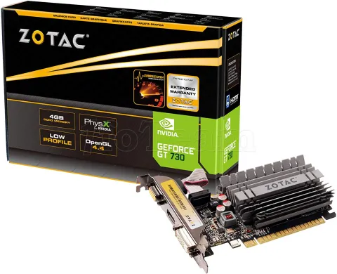 Photo de Carte Graphique Nvidia Zotac GeForce GT730 Zone Edition 4Go DDR3 Low Profile Passive