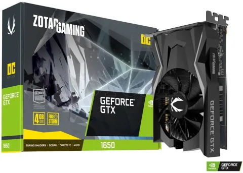 Photo de Carte Graphique Nvidia Zotac GeForce GTX 1650 OC 4Go GDDR6