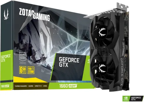 Photo de Carte Graphique Nvidia Zotac GeForce GTX 1660 Super Twin Fan 6Go