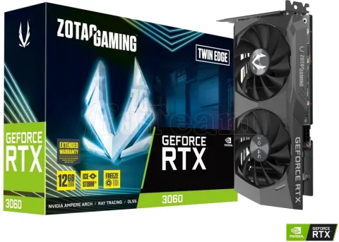 Photo de Carte Graphique Nvidia Zotac GeForce RTX 3060 Twin Edge 12Go