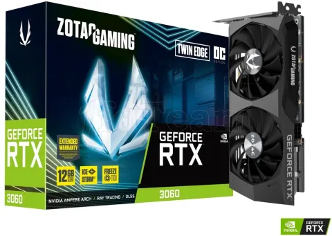 Photo de Carte Graphique Nvidia Zotac GeForce RTX 3060 Twin Edge OC 12Go