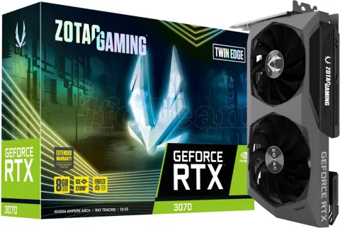 Photo de Carte Graphique Nvidia Zotac GeForce RTX 3070 Twin Edge LHR 8Go