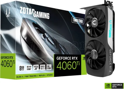 Photo de Carte Graphique Nvidia Zotac GeForce RTX 4060 Ti Twin Edge OC 8Go