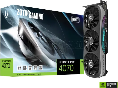 Photo de Carte Graphique Nvidia Zotac GeForce RTX 4070 Trinity 12Go