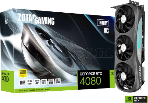 Photo de Carte Graphique Nvidia Zotac GeForce RTX 4080 Trinity OC 16Go