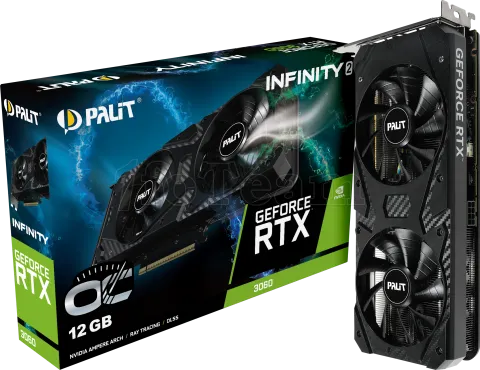 Photo de Carte Graphique Palit GeForce RTX 3060 Infinity 2 OC 12Go