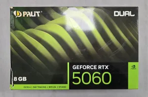 Photo de Carte Graphique Palit GeForce RTX 5060 Dual - S/N B8250105759 - ID 222254
