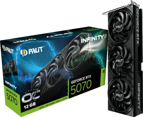 Photo de Carte Graphique Palit GeForce RTX 5070 Infinity 3 OC