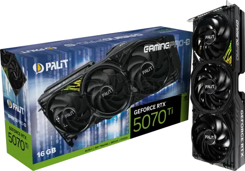 Photo de Carte Graphique Palit GeForce RTX 5070 Ti GamingPro-S