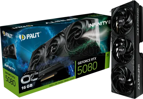 Photo de Carte Graphique Palit GeForce RTX 5080 Infinity 3 OC