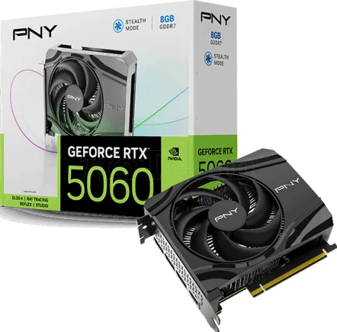 Photo de Carte Graphique PNY GeForce RTX 5060 Single Fan - Mini ITX