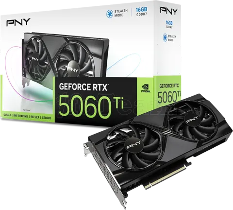 Photo de Carte Graphique PNY GeForce RTX 5060 Ti Dual Fan 16Go