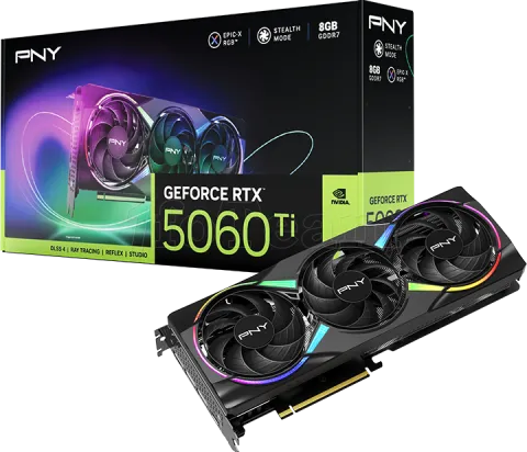 Photo de Carte Graphique PNY GeForce RTX 5060 Ti Epic-X Triple Fan 8Go