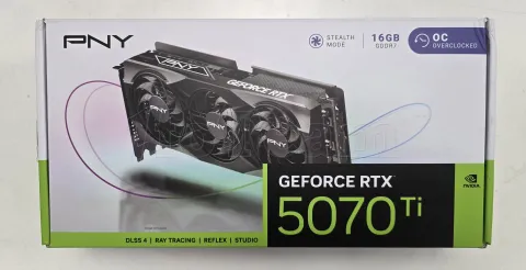 Photo de Carte Graphique PNY GeForce RTX 5070 Ti Triple Fan OC - S/N MO25008224 - ID 222224