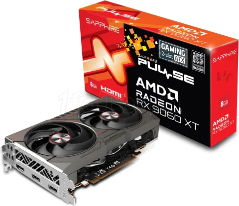 Photo de Carte Graphique Sapphire Radeon RX 9060 XT Pulse Gaming 8Go