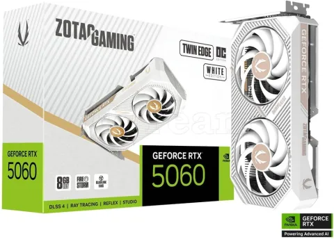 Photo de Carte Graphique Zotac Gaming GeForce RTX 5060 Twin Edge OC White