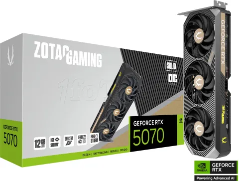 Photo de Carte Graphique Zotac Gaming GeForce RTX 5070 Solid OC