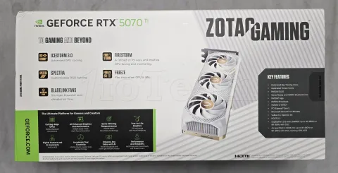 Photo de Carte Graphique Zotac Gaming GeForce RTX 5070 Ti Solid Core OC White - S/N N254500017922 - ID 222516