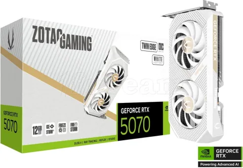 Photo de Carte Graphique Zotac Gaming GeForce RTX 5070 Twin Edge OC White