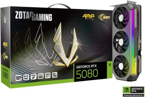 Photo de Carte Graphique Zotac Gaming GeForce RTX 5080 Amp Extreme Infinity
