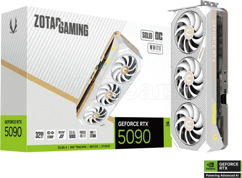 Photo de Carte Graphique Zotac Gaming GeForce RTX 5090 Solid OC White