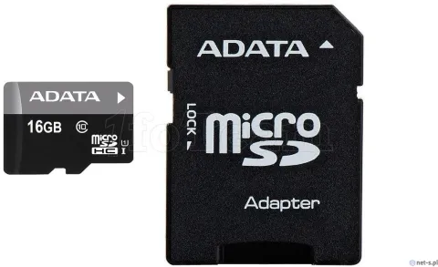 Photo de Carte mémoire Micro SD Adata Premier 16Go Class 10