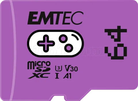 Photo de Carte mémoire Micro SD Emtec Gaming - 64Go
