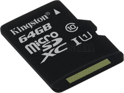 Photo de Carte mémoire Micro SD Kingston Canvas Select - 64Go