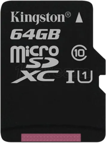 Photo de Carte mémoire Micro SD Kingston Canvas Select - 64Go