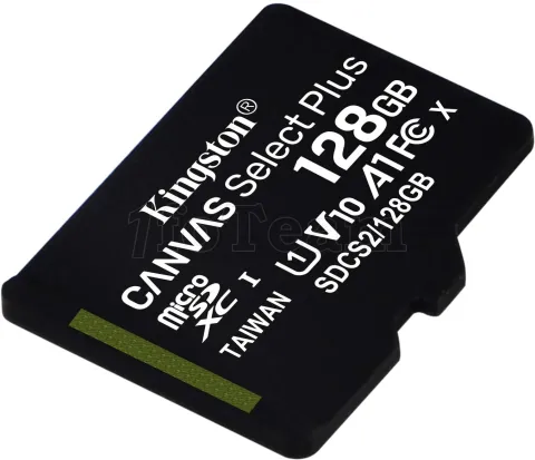 Photo de Carte mémoire Micro SD Kingston Canvas Select Plus - 128Go