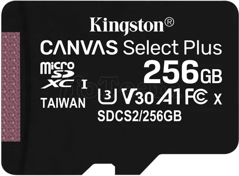 Photo de Carte mémoire Micro SD Kingston Canvas Select Plus - 256Go