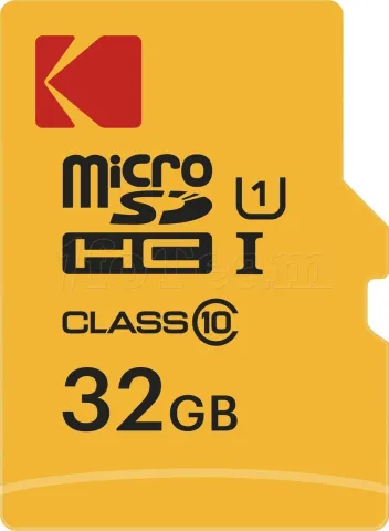 Photo de Carte mémoire Micro SD Kodac - 32Go avec adaptateur