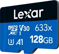 Photo de Micro SD Lexar 633x - 128Go