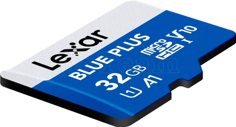 Photo de Carte mémoire Micro SD Lexar Blue Plus - 32Go