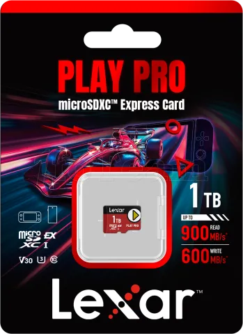 Photo de Carte mémoire Micro SD Lexar Play Pro - 1To