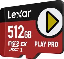 Photo de Micro SD Lexar Play Pro 512Go