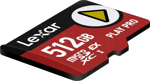 Photo de Carte mémoire Micro SD Lexar Play Pro - 512Go