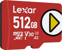 Photo de Micro SD Lexar Play - 512Go