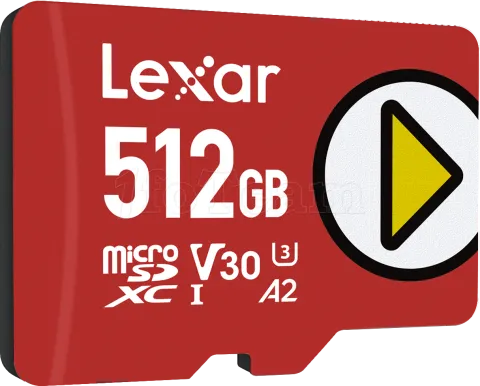 Photo de Carte mémoire Micro SD Lexar Play V1 - 512Go