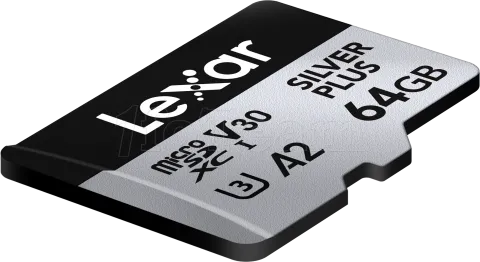 Photo de Carte mémoire Micro SD Lexar Silver Plus - 256Go