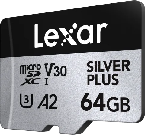 Photo de Carte mémoire Micro SD Lexar Silver Plus - 256Go